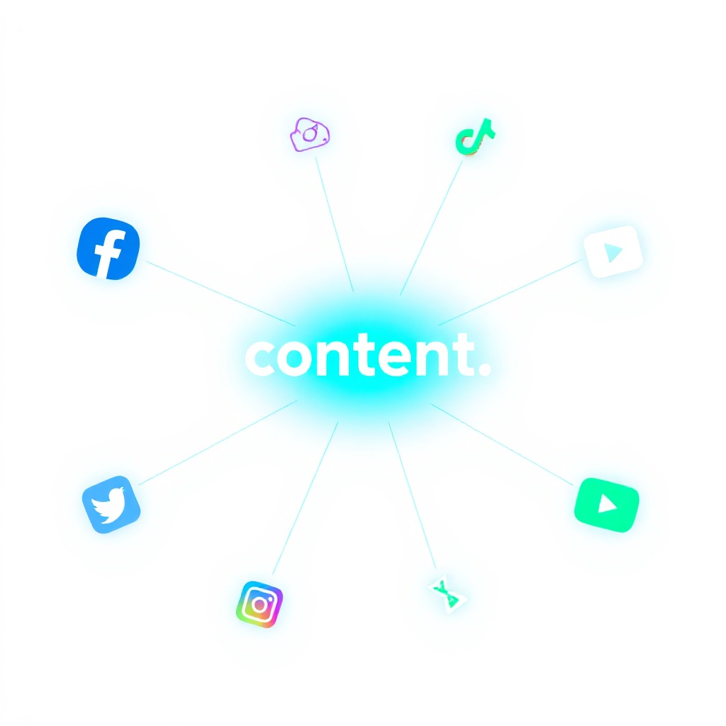 One post broadcasting to every platform