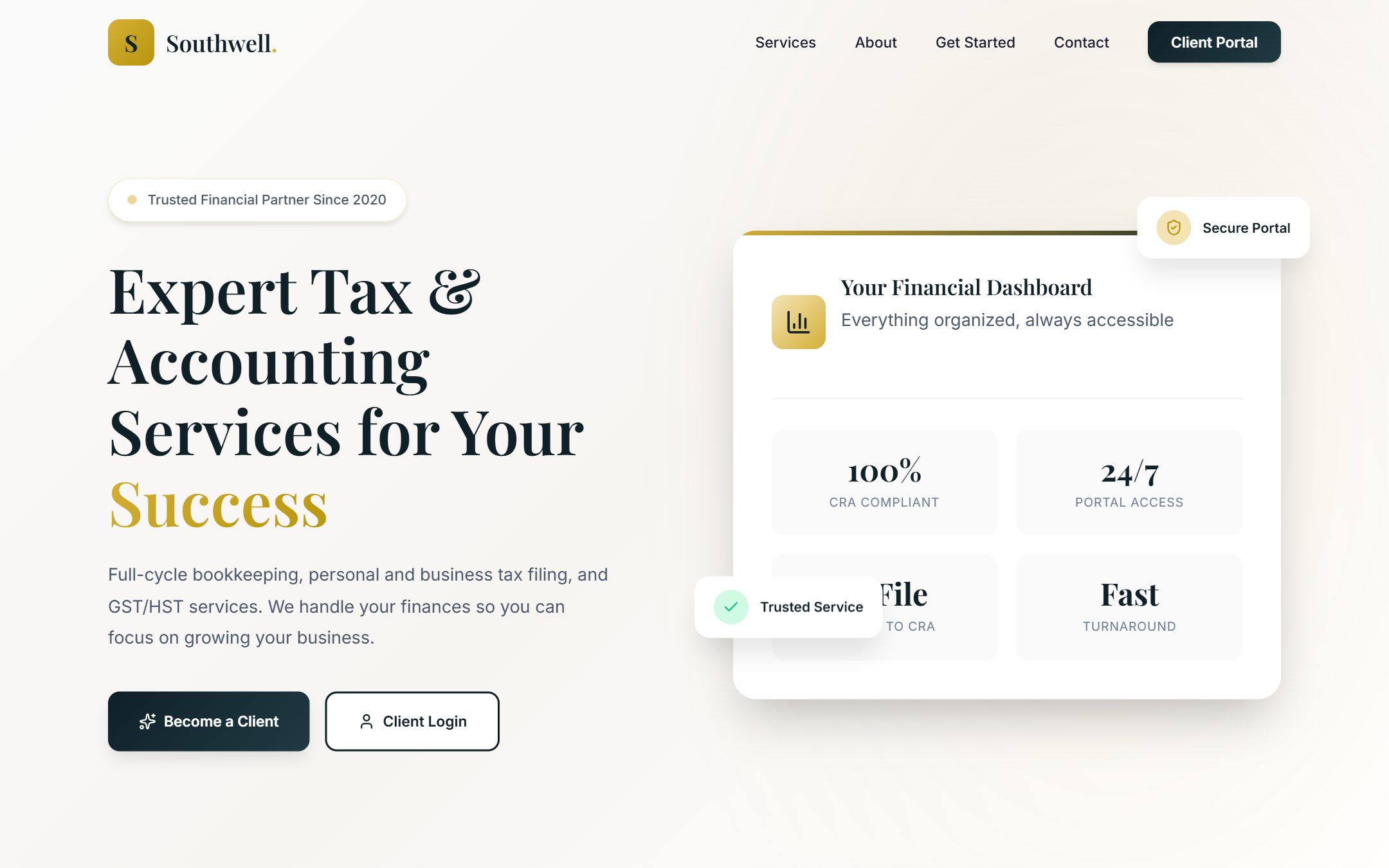 Alina Southwell Bookkeeping screenshot